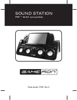 Предварительный просмотр 1 страницы GAMERON SOUND STATION FOR PSP SLIM Manual