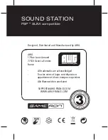 Preview for 40 page of GAMERON SOUND STATION FOR PSP SLIM Manual