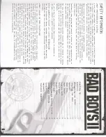 Preview for 2 page of GAMES MICROSOFT XBOX BAD BOYS 2 Manual