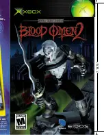 GAMES MICROSOFT XBOX BLOOD OMEN 2 Manual preview