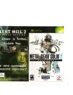 GAMES MICROSOFT XBOX METAL GEAR SOLID 2 Substance Manual preview