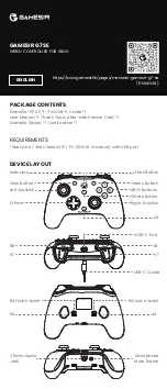 Предварительный просмотр 1 страницы GameSir G7 SE User Manual