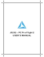 Предварительный просмотр 1 страницы GamesPower JS282 - PC Pro Flight 2 User Manual