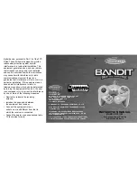 Gamester Bandit RC71105 Instruction Manual preview