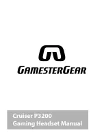 GamesterGear Cruiser P3200 Manual preview