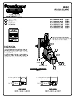 Gametime RockScape 90091 Installation Instructions Manual предпросмотр