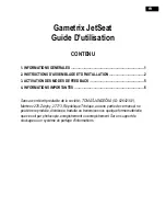 Preview for 10 page of Gametrix KW-901 JetSeat LiveSense User Manual