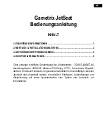 Preview for 18 page of Gametrix KW-901 JetSeat LiveSense User Manual