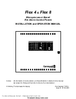 Предварительный просмотр 1 страницы Gamewell FCI Flex 4 Installation And Operation Manual