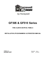 Предварительный просмотр 1 страницы Gamewell GF505 Series Installation, Programming, And Operation Manual