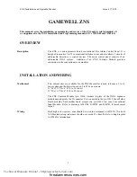 Предварительный просмотр 5 страницы Gamewell ZNS Installation & Operation Manual