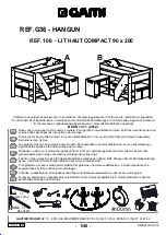 Gami LIT HAUT COMPACT 106 Instruction Manual preview