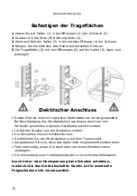 Preview for 76 page of Gamko 000030043 User Manual