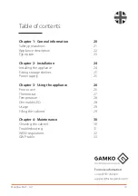 Preview for 19 page of Gamko MAXIGLASS LG3 User Manual