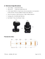 Предварительный просмотр 18 страницы Gamma Led Vision TX4 Spot User Manual