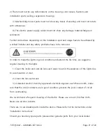 Preview for 21 page of Gamma Led Vision TX5 Hybrid User Manual