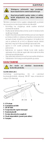 Предварительный просмотр 93 страницы Gamma Piu Vapor STYLER INFRARED User Manual