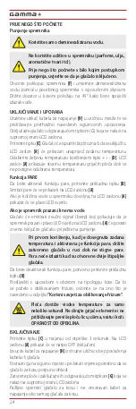 Предварительный просмотр 100 страницы Gamma Piu Vapor STYLER INFRARED User Manual