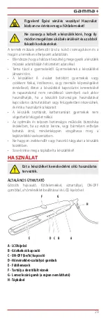 Предварительный просмотр 105 страницы Gamma Piu Vapor STYLER INFRARED User Manual