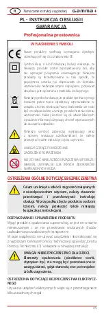 Предварительный просмотр 121 страницы Gamma Piu Vapor STYLER INFRARED User Manual