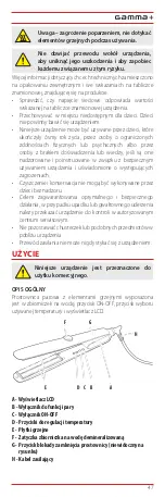 Предварительный просмотр 123 страницы Gamma Piu Vapor STYLER INFRARED User Manual