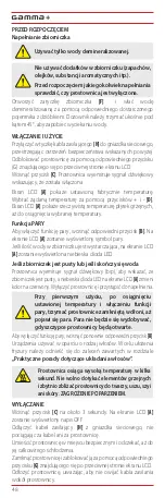 Предварительный просмотр 124 страницы Gamma Piu Vapor STYLER INFRARED User Manual