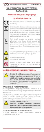 Предварительный просмотр 145 страницы Gamma Piu Vapor STYLER INFRARED User Manual