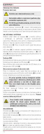 Предварительный просмотр 148 страницы Gamma Piu Vapor STYLER INFRARED User Manual