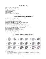 Preview for 2 page of Gamma Scale GMC-306 Operation Manual