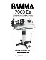 Gamma 7000 Es Owner'S Manual preview