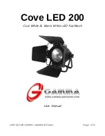 Предварительный просмотр 1 страницы Gamma Cove LED 200 User Manual