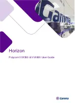 Preview for 1 page of Gamma Horizon Polycom VVX500 User Manual