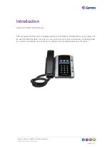 Предварительный просмотр 5 страницы Gamma Horizon Polycom VVX500 User Manual