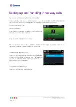Preview for 18 page of Gamma Horizon Polycom VVX500 User Manual