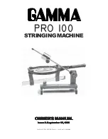 Gamma PRO 100 Owner'S Manual preview