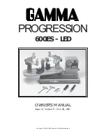 Gamma PROGRESSION 600ES-LED Owner'S Manual preview