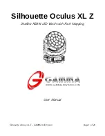 Предварительный просмотр 1 страницы Gamma Silhouette Oculus XL Z User Manual