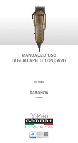 Gamma TAGLIACAPELLI CON CAVO User Manual preview