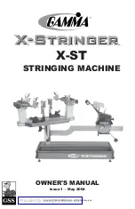 Gamma X-Stringer Owner'S Manual preview