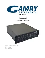 Gamry Instruments EIS Box Operator'S Manual preview