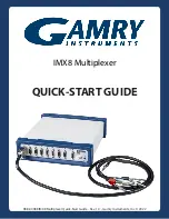 Gamry Instruments IMX8 Quick Start Manual preview