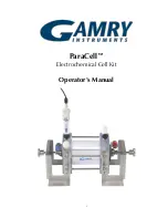 Gamry Instruments ParaCell Operator'S Manual preview