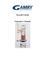 Gamry FlexCell Operator'S Manual preview