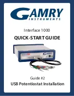 Preview for 1 page of Gamry Interface 1000 Quick Start Manual