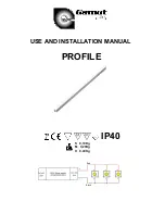 Предварительный просмотр 1 страницы Gamut Lighting PROFILE Use And Installation  Manual