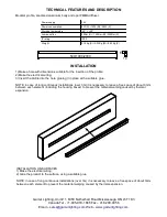 Предварительный просмотр 3 страницы Gamut Lighting PROFILE Use And Installation  Manual