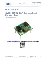 GaN EZ Drive GS65011-EVBEZ Technical Manual preview