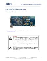 Gan Systems GS-EVB-HB-66508B-RN Technical Manual preview