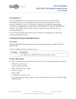 Preview for 3 page of Gan Systems GS61004B-EVBCD User Manual