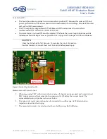 Preview for 6 page of Gan Systems GS66504B-EVBDB GaN E-HEMT User Manual